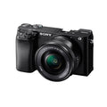 Sony α Alpha 6100 Kit Fotocamera Digitale Mirrorless con Obiettivo Intercambiabile SELP 16-50mm, Sensore APS-C, Video 4K, Real Time Eye AF, Real Time Tracking, ILCE6100AB + SELP16502B, Nero