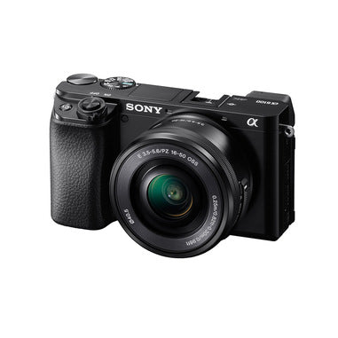 Sony α Alpha 6100 Kit Fotocamera Digitale Mirrorless con Obiettivo Intercambiabile SELP 16-50mm, Sensore APS-C, Video 4K, Real Time Eye AF, Real Time Tracking, ILCE6100AB + SELP16502B, Nero